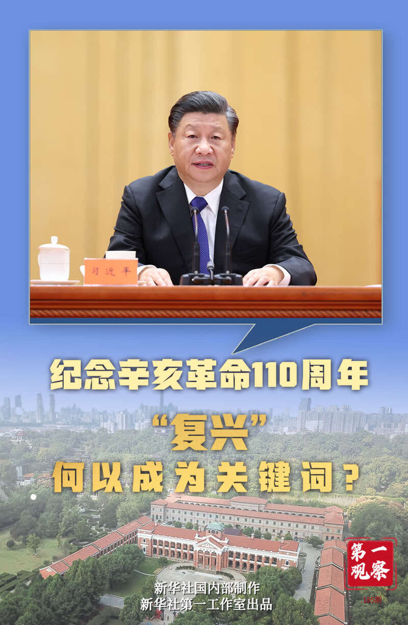 纪念辛亥革命110周年大会会议⬇︎︎⬇考点